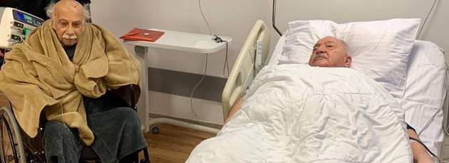 Фото года: Гия Канчели и Роберта Стуруа подбадривают друг друга