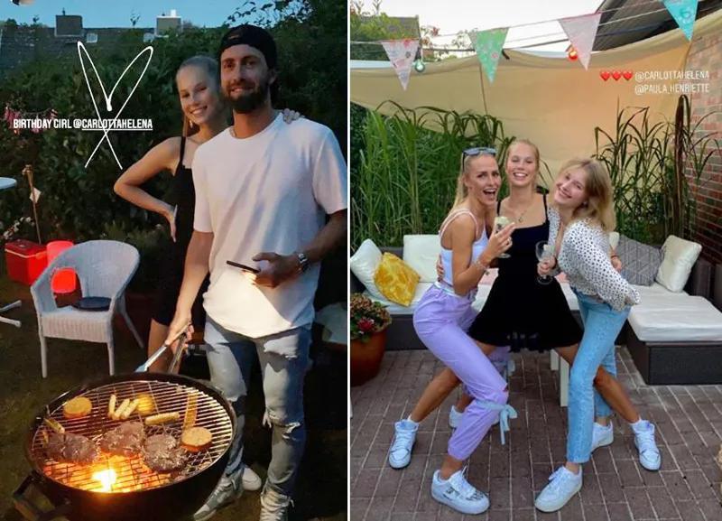 Николоз Басилашвили отпраздновал день рождения избранницы в Германии вместе с ее подругами - Фото с вечеринки