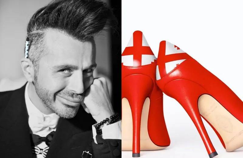 Познакомьтесь, дизайнер армянского происхождения, который создает обувь с принтом грузинского флага