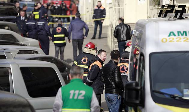 Первые фотографии с проспекта Кетеван Цамебули, где от отравления СО погибло 7 человек