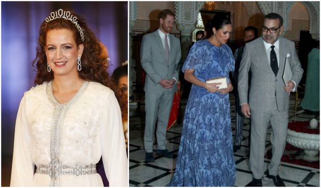 Пропавшей принцессы вновь нигде не видно – король  Марокко принял Меган и Гарри без супруги