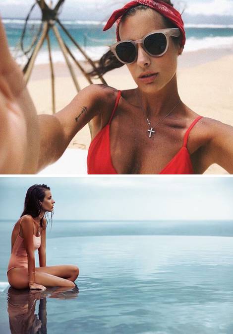 Новые экзотические фотографии Кети Топурия в Instagram