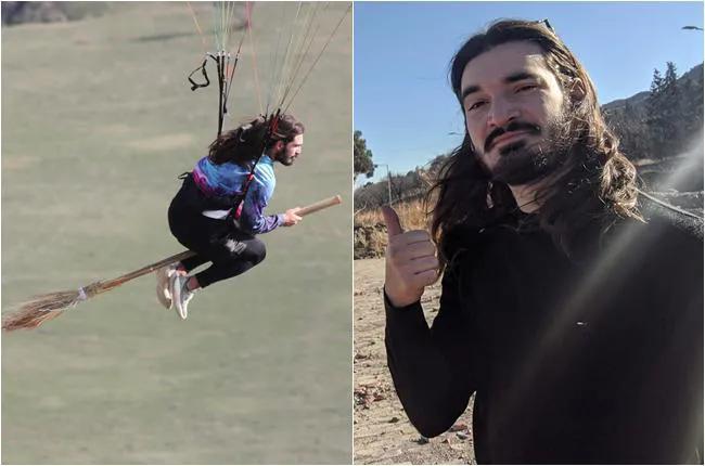 "«Летающую» метлу я сделал своими руками" – Молодой человек, который осуществил детскую мечту в 24 года