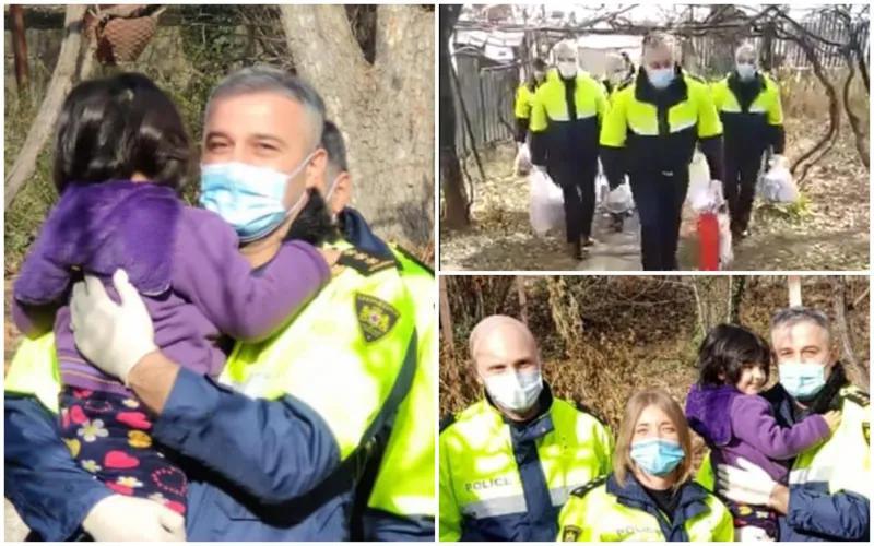 «Они узнали, что дети одни с бабушкой, пришли и порадовали моих детей» - неожиданный подарок от патруля многодетной семье