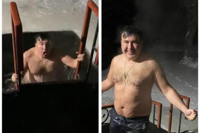 «Все равно сагитировали при -19» - фото, которое Михаил Саакашвили публикует в Facebook