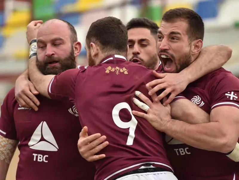 Сборная Грузии по регби одержала победу над Россией