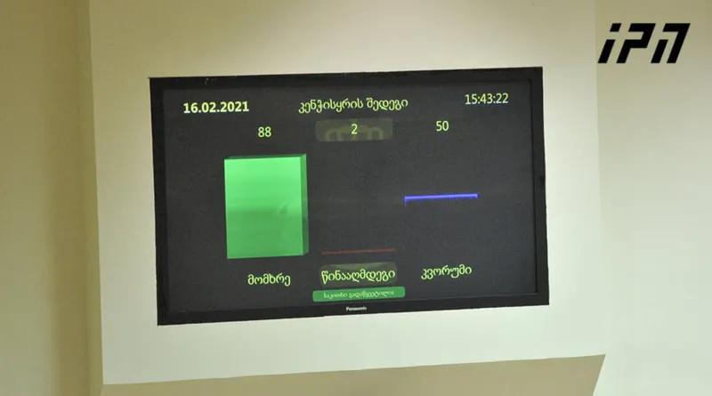 Парламент поддержал приостановку депутатского иммунитета Ники Мелия