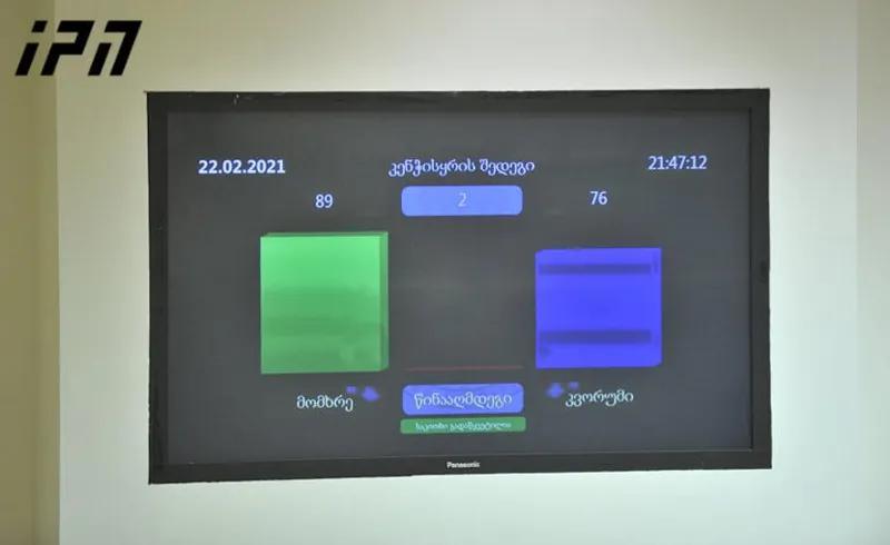 Парламент Грузии утвердил обновленный состав правительства