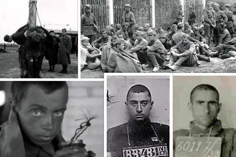 Фотографии концлагеря, в котором содержалось до 200 пленных грузин - «Они предназначались для Рейха, но, вероятно, были забракованы»