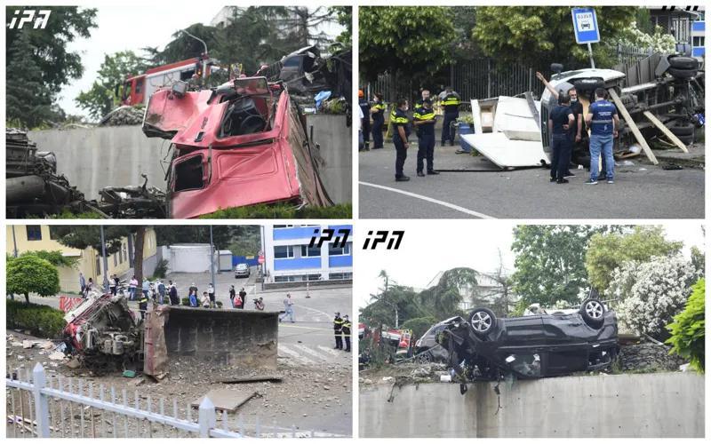 Фоторепортаж с Крцанисской улицы – что происходило на месте ужасной аварии
