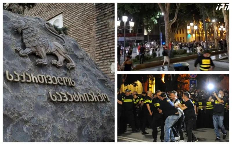 Акция у парламента – задержаны несколько человек