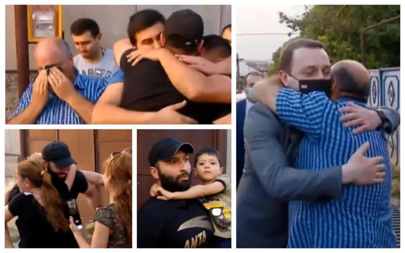 Слезы родителей и эмоциональная встреча Зазы Гахеладзе – кадры из Квемо Чала