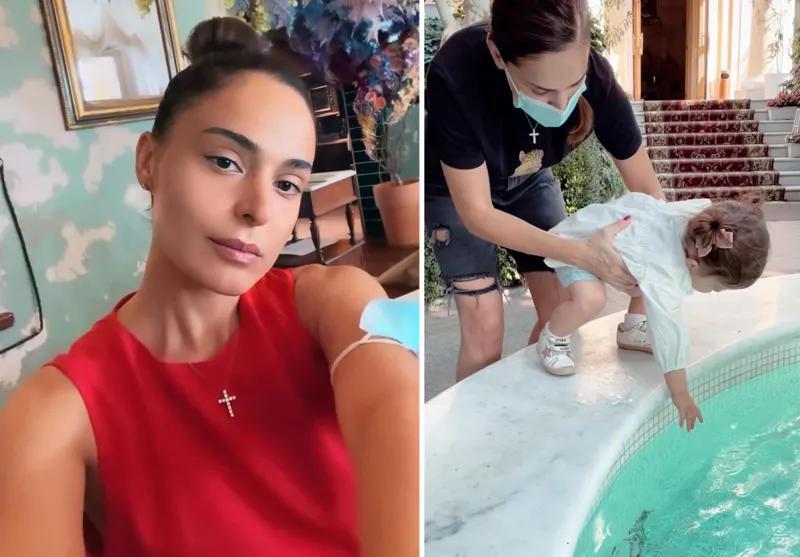 Софо Нижарадзе в амплуа матери - фото из соцсетей