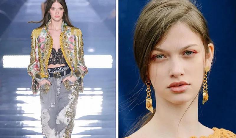 16-летняя Лиза Коберидзе - еще одна грузинская модель из мира моды Dolce & Gabbana  (Фото)