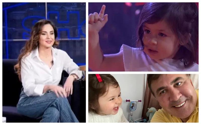 «Она залезает на стол и оттуда грозит пальцем, она наш начальник… Понимает три языка, ходит очень быстро» — Софо Нижарадзе впервые рассказывает о дочери