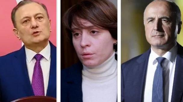 Депутатские полномочия Бадри Джапаридзе, Шалвы Нателашвили и Элене Хоштария прекращены