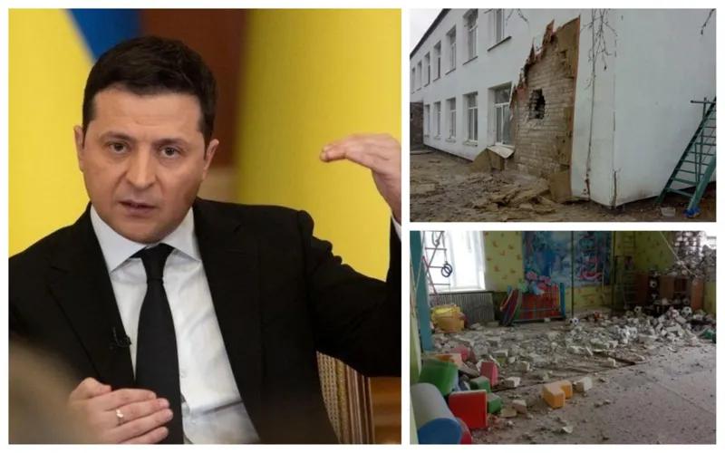 Владимир Зеленский - Обстрел детского сада - это большая провокация