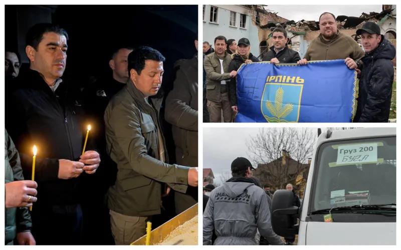 Первые кадры после прибытия грузинской делегации в Бучу и Ирпень - что пишет председатель Рады Руслан Стефанчук?