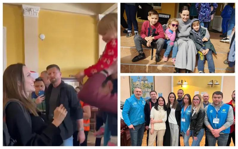 «Ее растрогали рассказы детей» - неожиданный визит Джоли во Львов и эмоции украинцев (фото)