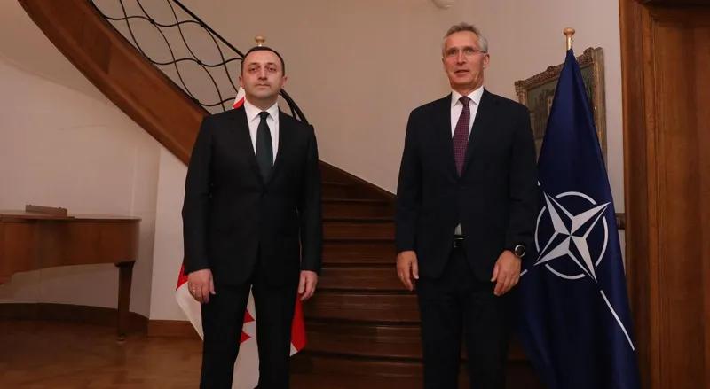 Ираклий Гарибашвили встретился с Йенсом Столтенбергом