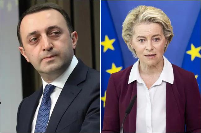 Ираклий Гарибашвили обращается с письмом к Урсуле фон дер Ляйен