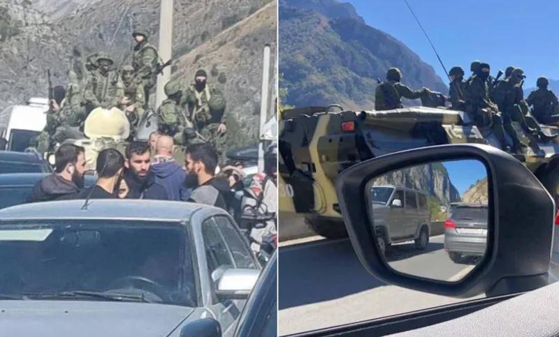 Почему на КПП «Верхний Ларс» появились российские военные и бронетехника — что заявляет представитель ФСБ?