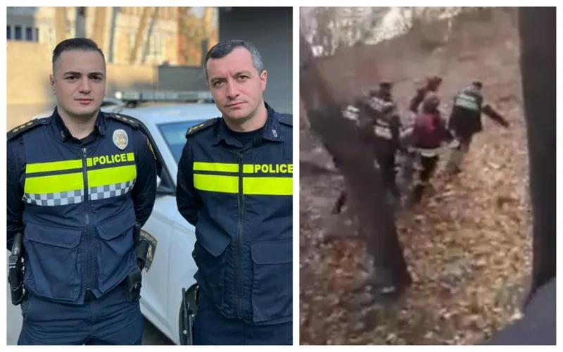 Сотрудники патруля, которые спасли гражданина от гибели – «Через несколько секунд прыгнули в воду и вытащили мужчину» (видео)