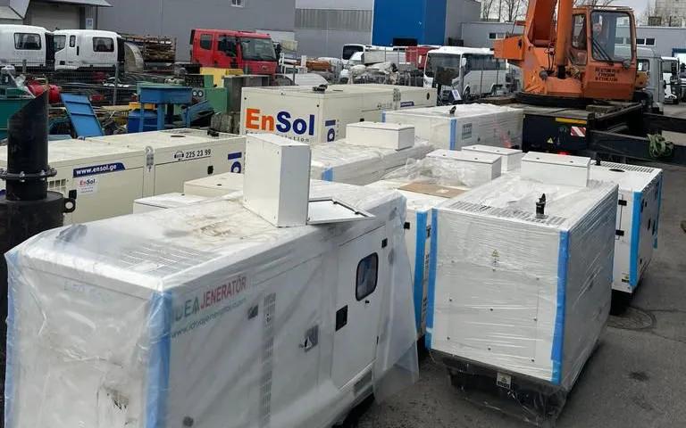 Генераторы, приобретенные Грузией, прибыли в Украину и распределены в городе Киеве, а также в Харьковской, Николаевской, Львовской и Киевской областях