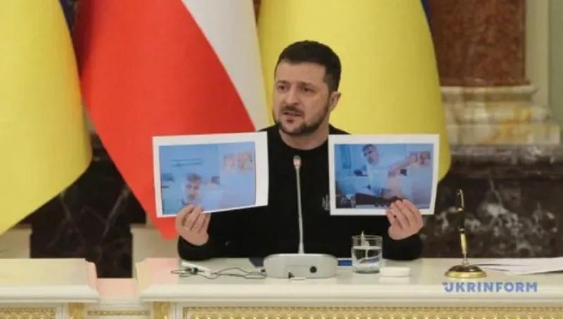 «Считаю, что у правительства Грузии есть цель - убить Саакашвили» - Владимир Зеленский публично представил фото Саакашвили