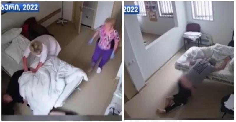 Распространяются новые кадры Михаила Саакашвили из клиники «Вивамед» (видео)