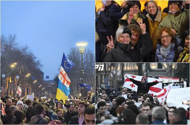 «Вы не сможете у нас отнять европейский выбор!» - Что происходит на масштабной акции у парламента? (фото)