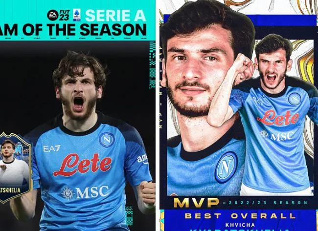 Хвича Кварацхелия признан лучшим игроком сезона в Серии А