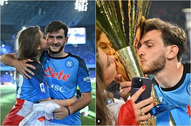 «То, что я никогда не забуду» - что пишет Хвича Кварацхелия и как он отпраздновал выигрыш скудетто со своей невестой?