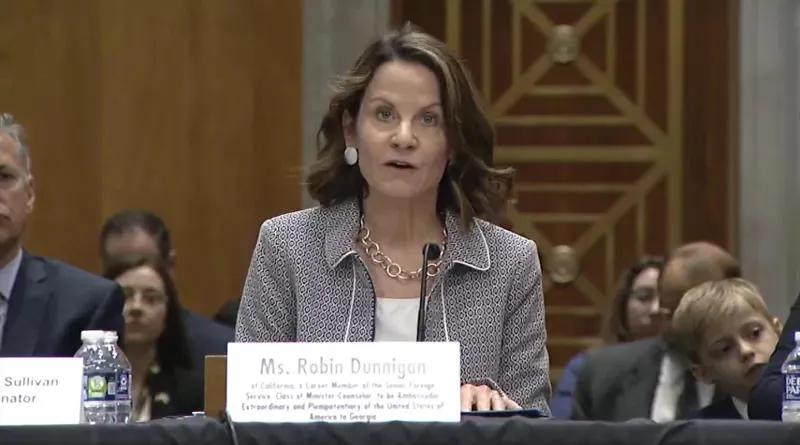 Сенат поддержал назначение Робин Данниган послом США в Грузии