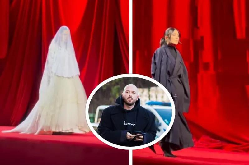 Очередное шоу Демны в Париже - показ коллекции открыла мама дизайнера, а муж Лоик закрыл свадебным платьем