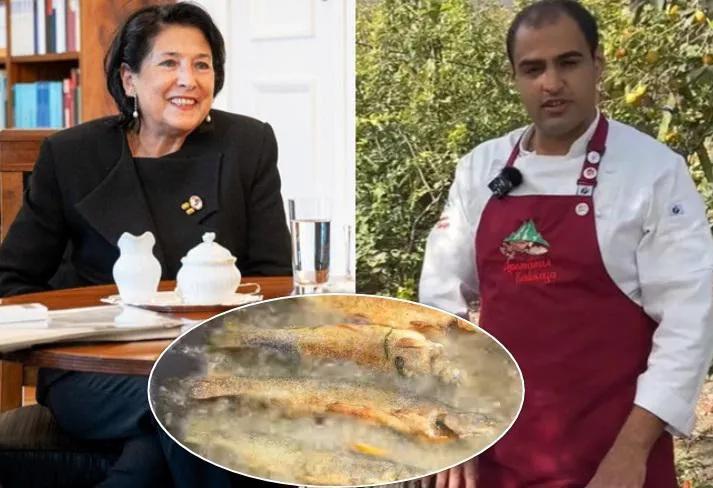 Она любит фасоль, лобиани, форель – какие еще «секреты» президентского меню Саломе Зурабишвили «раскрывает» ее шеф-повар Карен Асатуров