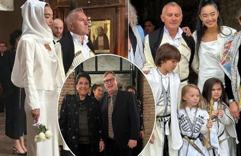 Свадьба в Цинандли, на которой присутствовала президент – совместная жизнь бизнесмена Георгия Рцхиладзе и казашки Аянат Ксенбай, гламурные приемы и венчание (фото)