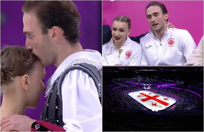 Впервые в истории - спортивная пара грузин стала серебряными призерами чемпионата Европы по фигурному катанию