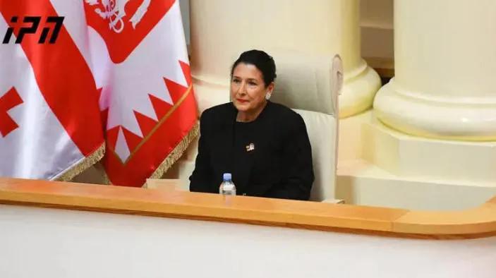 Саломе Зурабишвили обращается к Бидзине Иванишвили