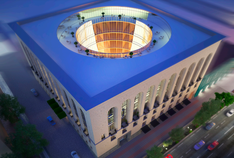 Как будет выглядеть гостиница, которую строит на проспекте Руставели Тамаз Гаиашвили (+фото)