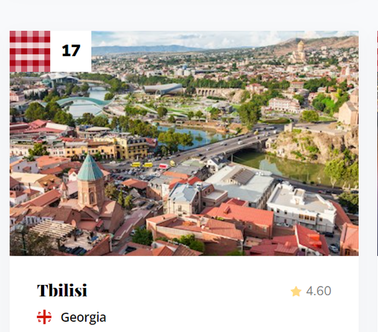 100 лучших городов с вкусной кухней - на каком месте Тбилиси?