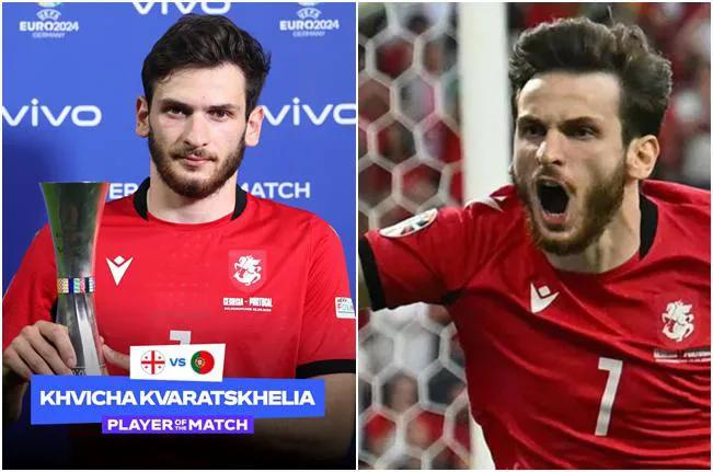 Хвича Кварацхелия назван лучшим игроком матча Грузия-Португалия – что сказал «Квара» после матча?