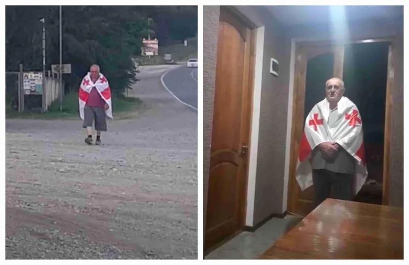 После победы над Португалией 65-летний кахетинец пришел пешком из Сигнахи в Тбилиси - "Я вышел в 3 часа ночи - выполнил обещание"