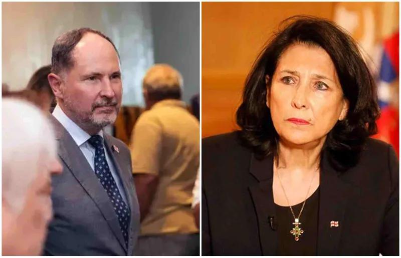 По информации посла, 30 миллионов, которые ЕС планировал передать Минобороны Грузии, заморожены - как на этот факт откликается президент?