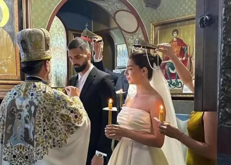 Венчание и свадьба самого дорогого в мире вратаря (фото, видео)