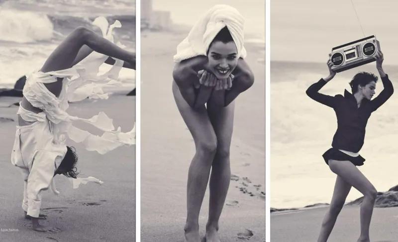 Романтичная фотосессия Матильды Гварлиани для французского издания Harper's Bazaar – очередной успех красавицы-модели