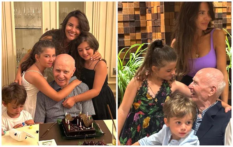 86-летний Аслан Абашидзе с внуками – как живет бывший глава Аджарской АР в Москве, где женился во второй раз