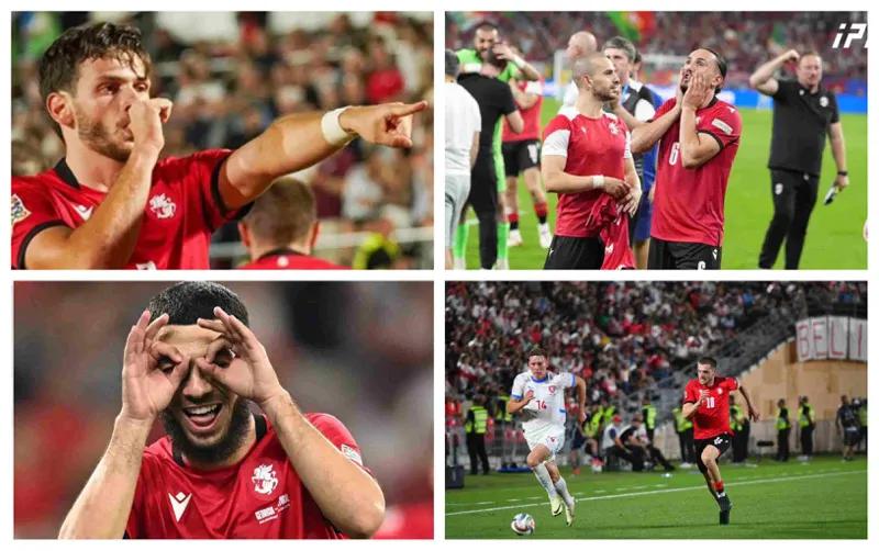 Сумасшедшая игра, забитые голы и остававшийся без дела «Мамарда» – грузины разгромили чехов