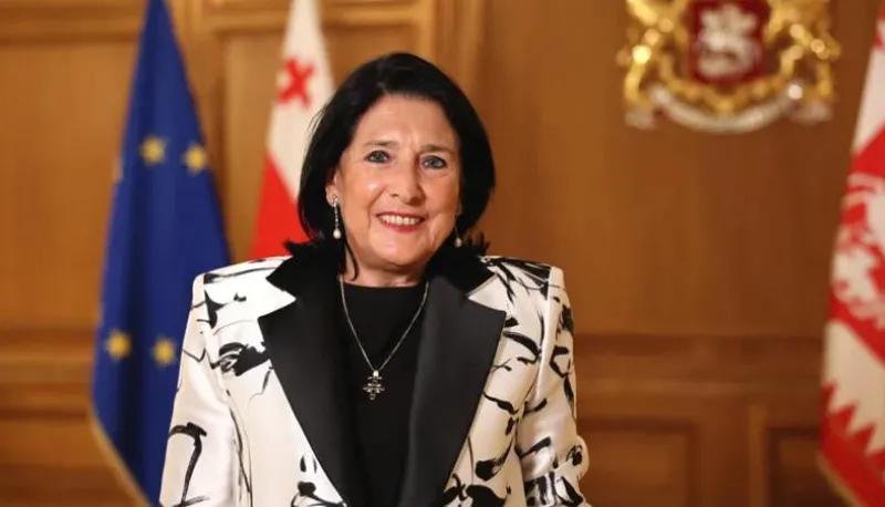 Обращение президента Грузии Саломе Зурабишвили за несколько часов до выборов