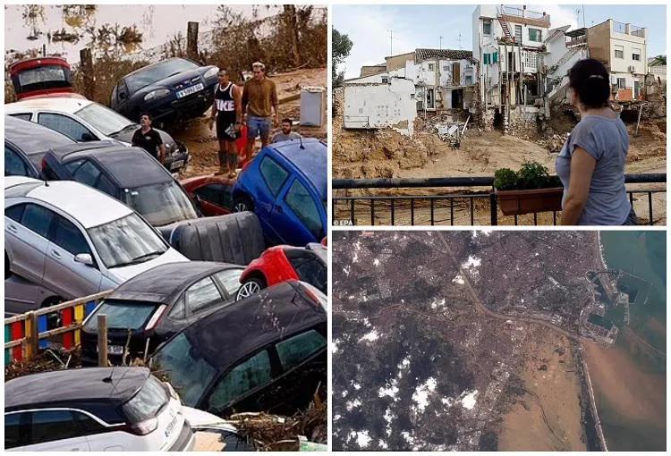 Невероятные масштабы смертоносного наводнения – дрон заснял в Валенсии апокалиптичную картину  (фото/видео)